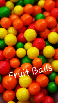 Fruit Flavoured Sugar Balls