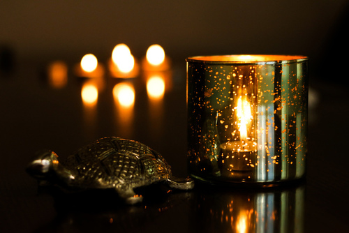 Turquoize Mercury Votive