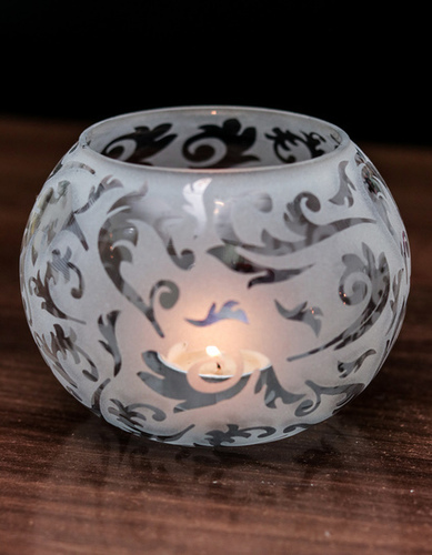 clear milky glass design