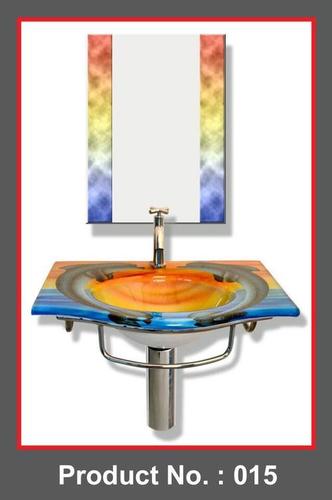 Glass Wash Basin Installation Type: Wall Mounted