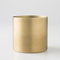 Small Raw Brass Planter