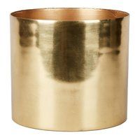 Small Raw Brass Planter