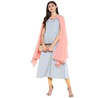 Party Wear Crepe Kurti Bust Size: 36 To 44 Inch (in)