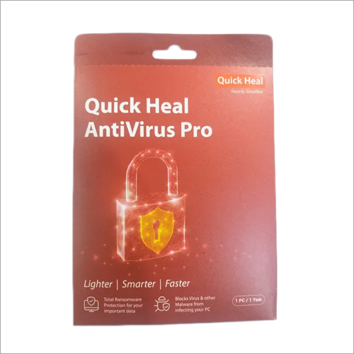 Quick Heal Antivirus Pro 1 Pc 1 Year Email Delivery In 2 Hours No Cd Only Key
