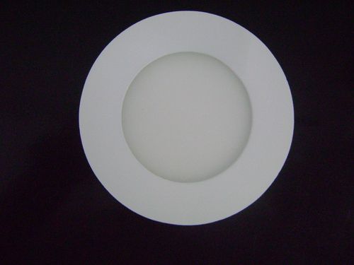 White 3 W Round Panel