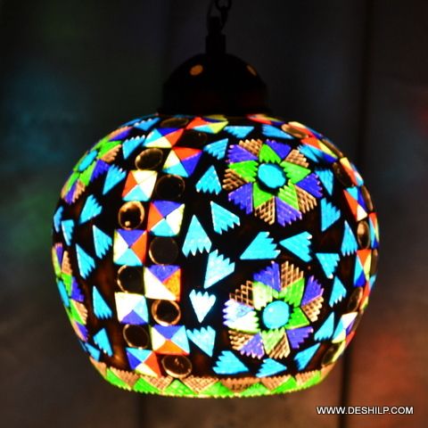 ROUND SHAPE GLASS WALL LAMP