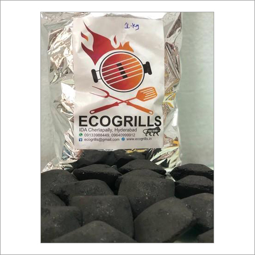 Coconut Shell Charcoal Briquette By ECO GRILLS