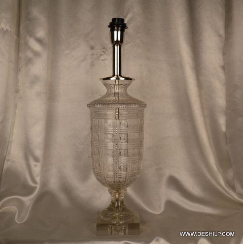 CUTTING GLASS ANTIQUE LAMP