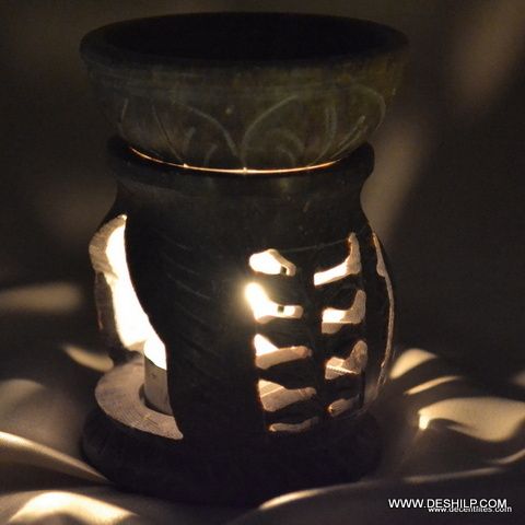 BEAUTIFUL DESIGN AND COLOR AROMA OIL BURNER