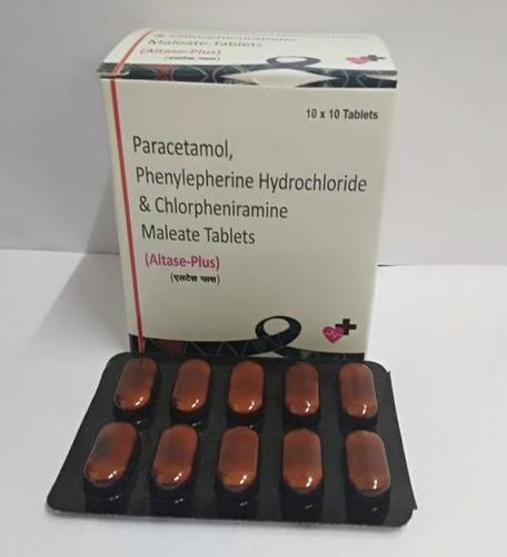 Paracetamol 500 mg + Phenylephrine Hydrochloride 10 mg + Chlorpheniramine Maleate 2 mg