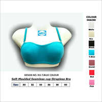 Front Closure Seamless Cup Strapless Bra