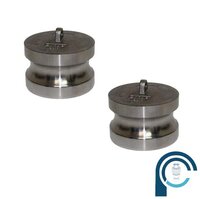 Camlock Dp Type Dust Plug - Stainless Steel, 1/8 To 2 Inch Size, Round Shape | Effective Sealing, Versatile Compatibility, Reliable Protection