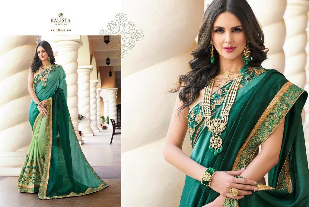 Heavy hand Work Sarees