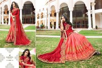 Heavy hand Work Sarees