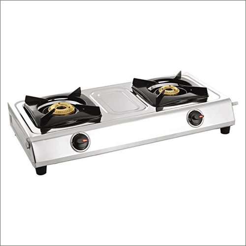 Manual Two Burner Ss Nano Gaas Stove