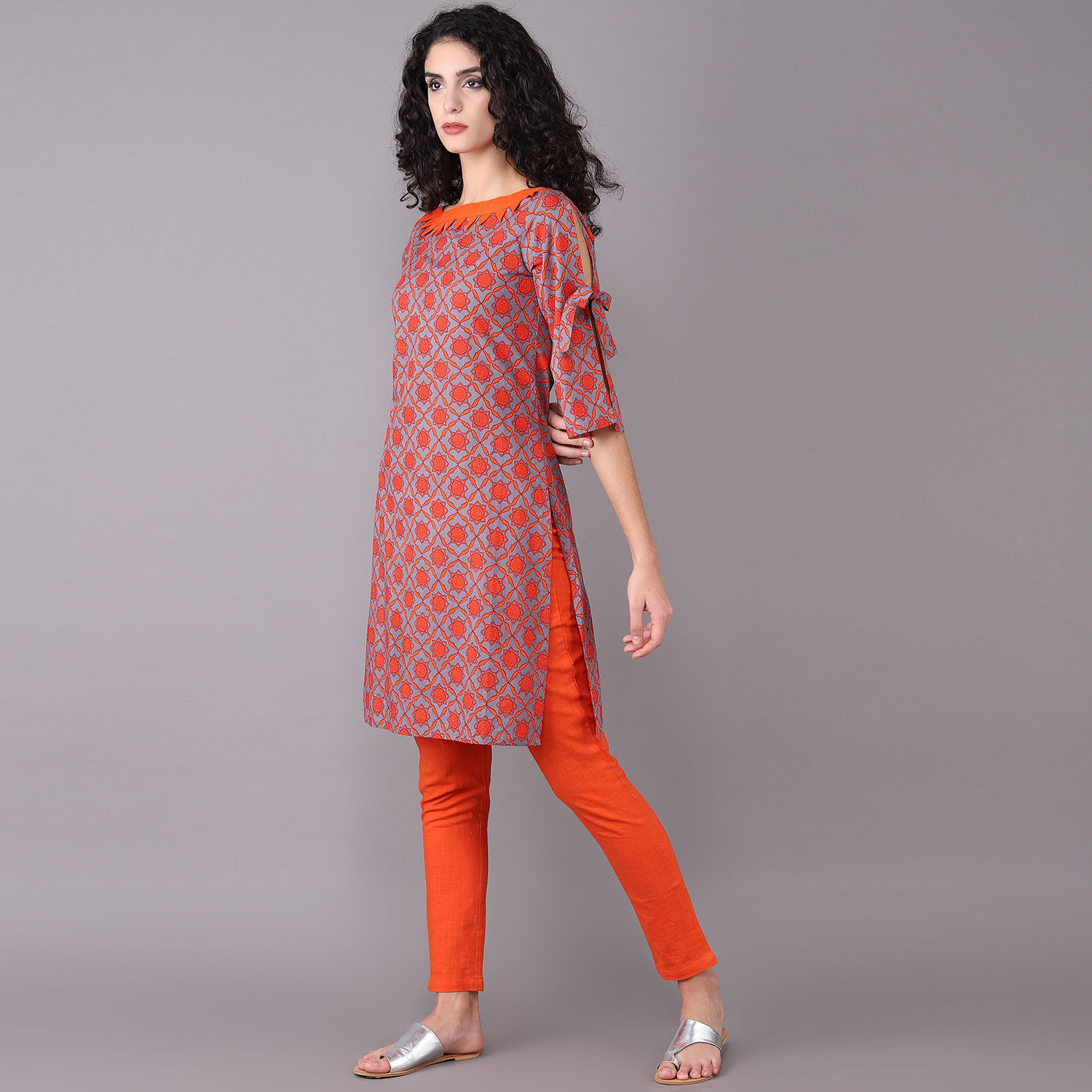 Ladies Cotton Kurti With Pant