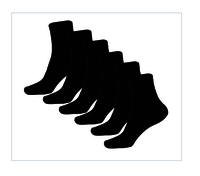 Mens Stripe Cotton Ankle Socks