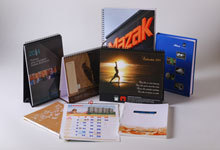 Table Calendar - Art Paper, Various Dimensions , Laminated Finish, Black Color, Eco-friendly Design