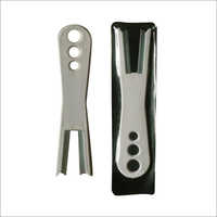 Ampoule Cutter - Stainless Steel, 5-10 Mm Thickness | Manual Injection Bottle Opener, Designed For Surgical Kits, Available In Multiple Sizes