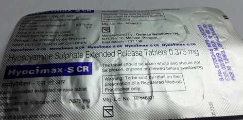 Hyoscyamine Sulphate Extened Release Tablets