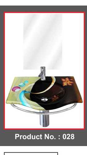 Brown Glass Wash Basin