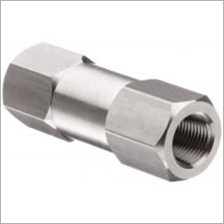 Check Valve - Stainless Steel 1/4 to 2 BSP/NPT/BSPT/ODT | High Pressure 6000 Psi, Temperature Rating 450 F PTFE, 700 F Grafoil, Durable Design