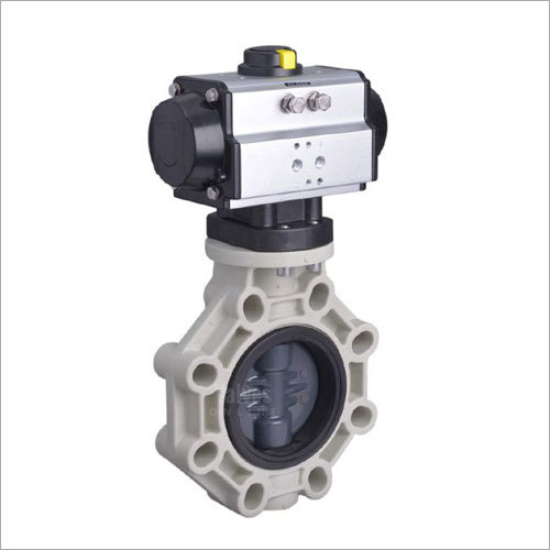 Pneumatic Actuated PVC Butterfly Valve