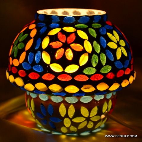 UNIQUE SHAPE MOSAIC LAMP