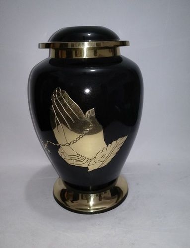 Praying Hand Brass Cremation Urn