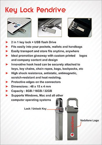 Key Lock Pendrive