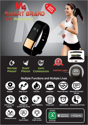 SMART BRACELET M4 Smart Band Fitness Tracker