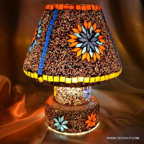 Beautiful Glass Table Lamp