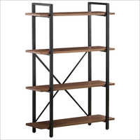 4 Tier Wooden Bookshelf