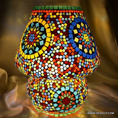 Mosaic Glass Handmade Lamp