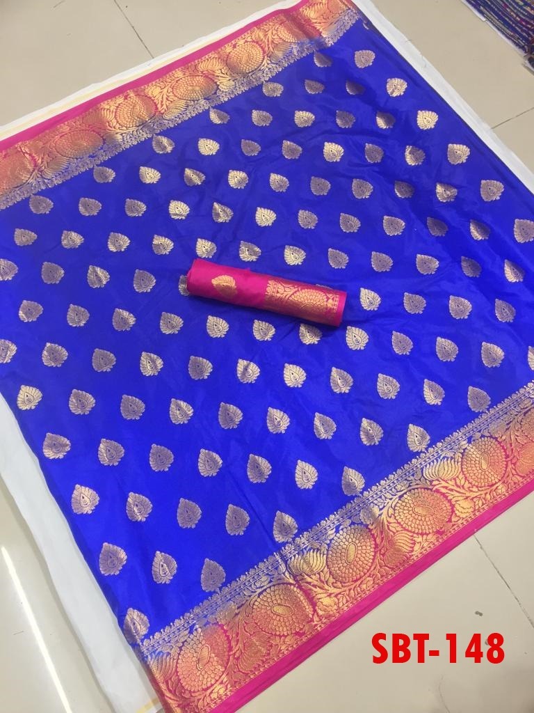 Flower Border Kanchivaram Rich Pallu Design Saree