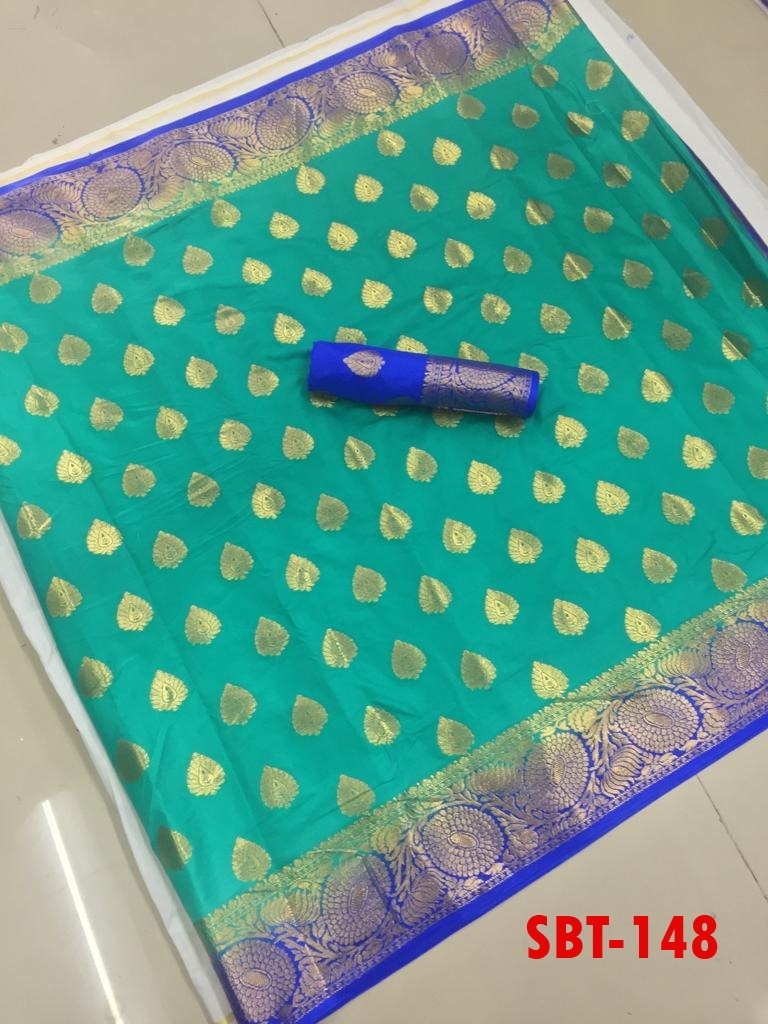 Flower Border Kanchivaram Rich Pallu Design Saree