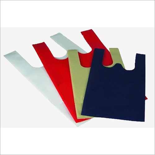 W Cut Non Woven Bag - High-Grade Synthetic Fabric, Versatile Size Options for Garments and Groceries, Lightweight and Easy to Carry