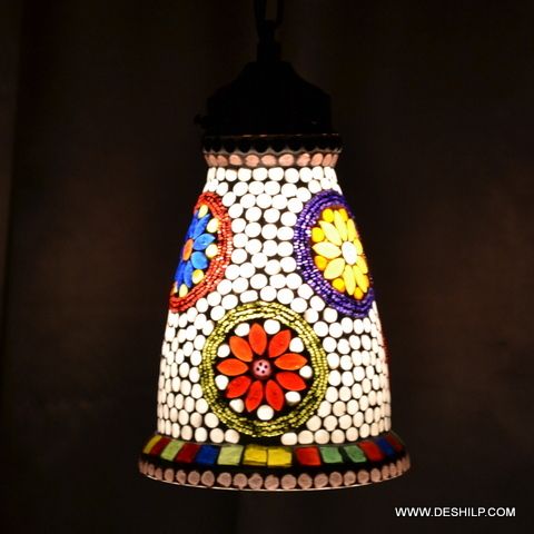 THICK GLASS MOSAIC WALL LAMP