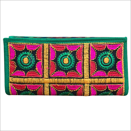 Small Size Embroidery Hand Bag By KANTHA HAND WORK