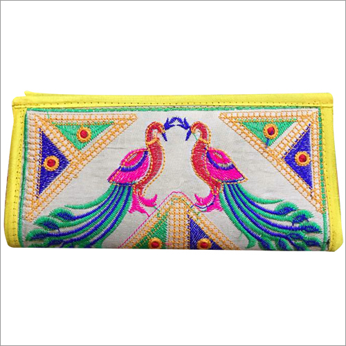 Small Printed Hand Bag By KANTHA HAND WORK
