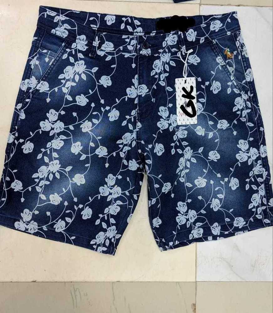 Denim shorts By GK SUPPLY CHAIN PRIVATE LIMITED