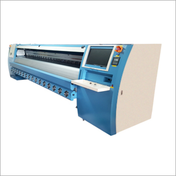 Solvent Printer - Impact Proof Body, Variable Dimensions, Double Guide Rail | Hi-tech Print Heads, Digital Control Panel, Servo Drive, Automatic Take-up