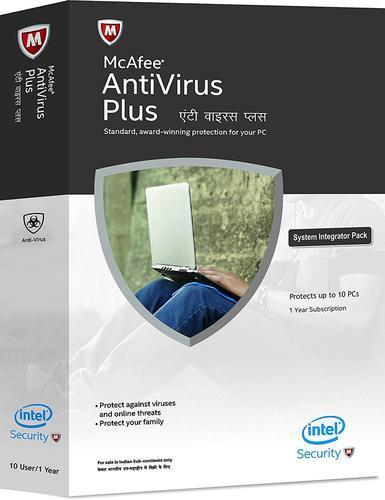 Mcafee Antivirus 10 PC 1 Year