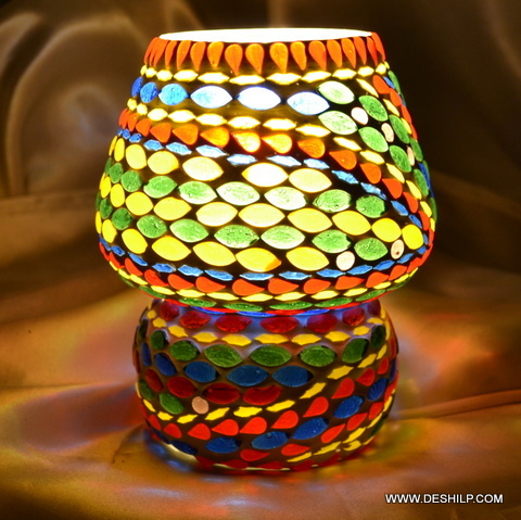 MINI GLASS DECOR TABLE LAMP