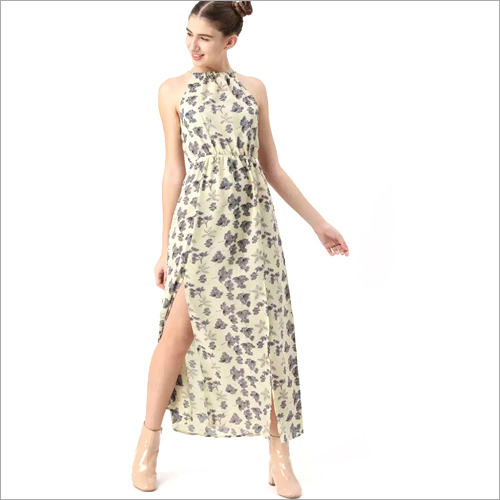Ladies Printed One Piece Dress