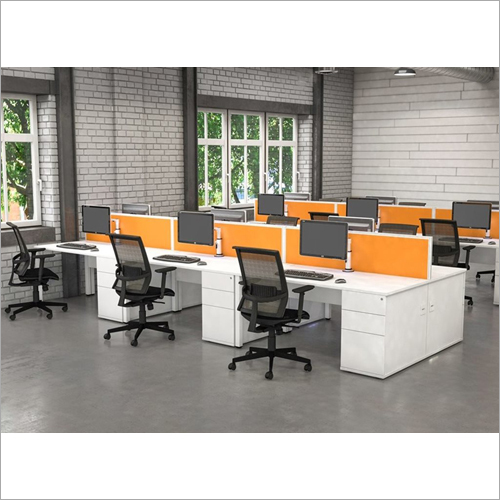 Leather Office Modular Workstation