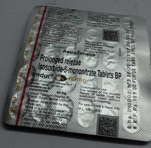 Isosorbide Monon Itrate Tablets General Medicines