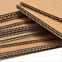 Brown Corrugated Cardboard Sheet