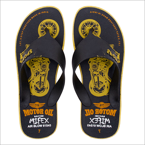 Mens Beachwear Flip Flop - Rubber, Lightweight & Durable Design | Water Resistant, Skin-Friendly Texture, Alluring Appeal