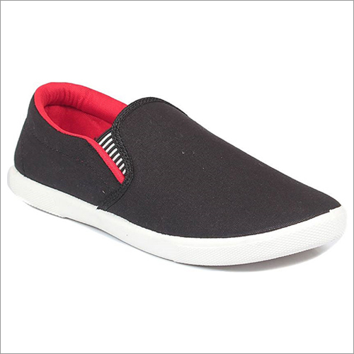 Mens Slip Shoe - Canvas Upper, Skid-Proof Rubber Sole, Round Toe Style | Washable, Breathable, Offers Cool Dry Comfort Across All Seasons
